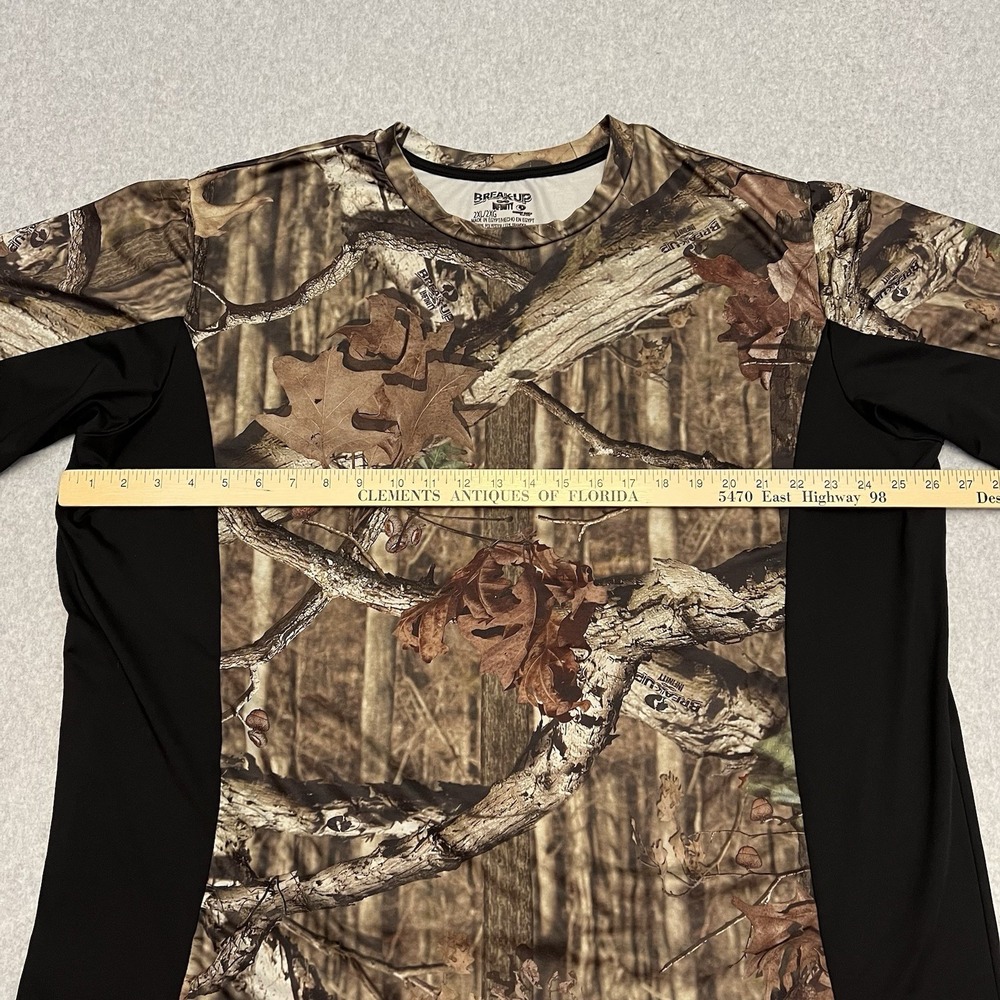 Mossy Oak Shirt Men's XXL Camo Short Sleeve Break Up Infinity Outdoor Hunting - Picture 8 of 11